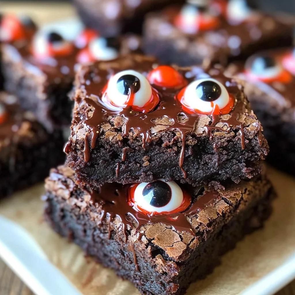 Halloween Eyeball Brownies