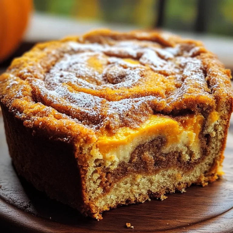 Pumpkin Coffee Cake with Cinnamon Swirl
