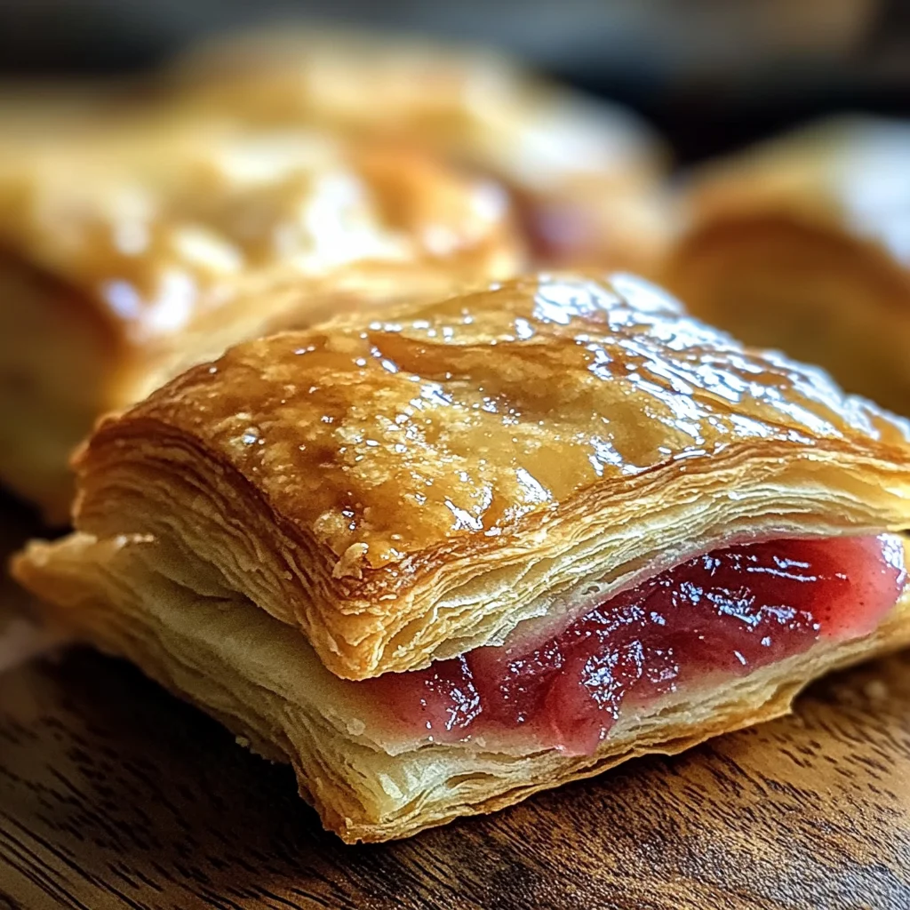Rhubarb Puff-Tart Pockets