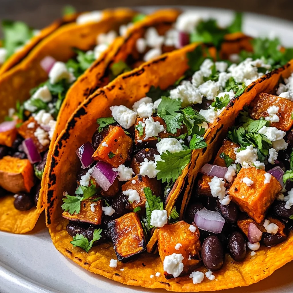 Sweet Potato and Black Bean Tacos