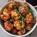 Teriyaki Cauliflower wings
