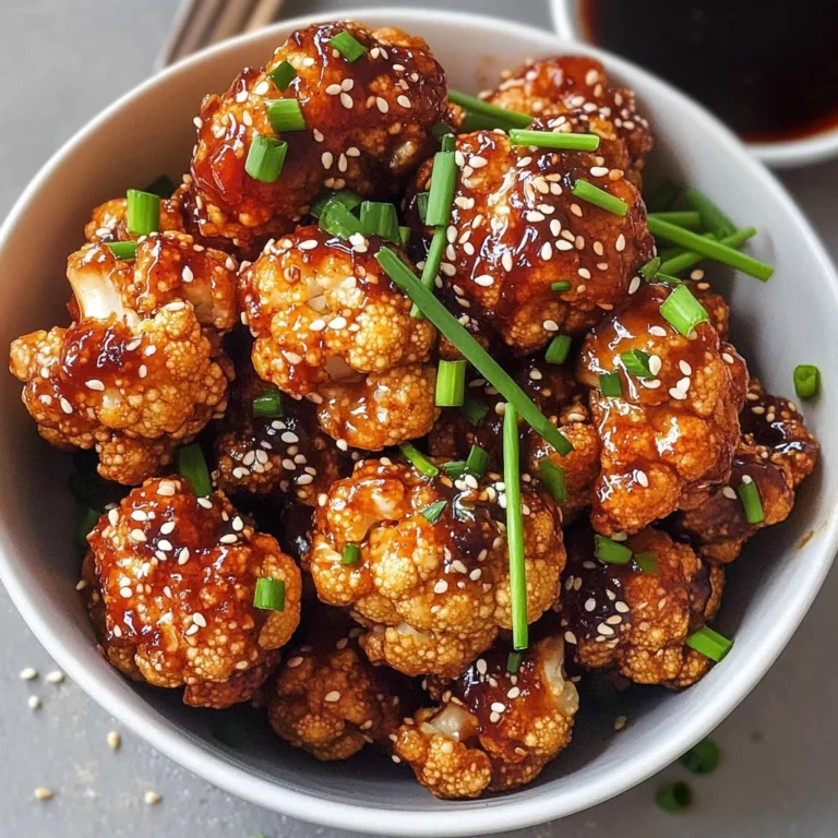 Teriyaki Cauliflower wings