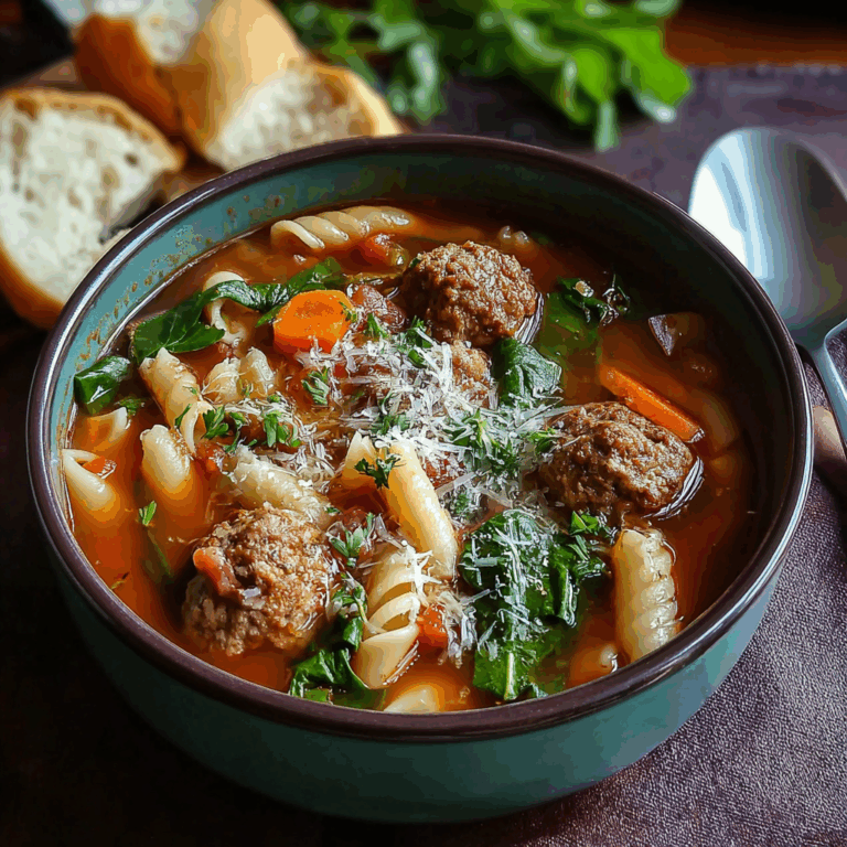Hearty Meatball Soup