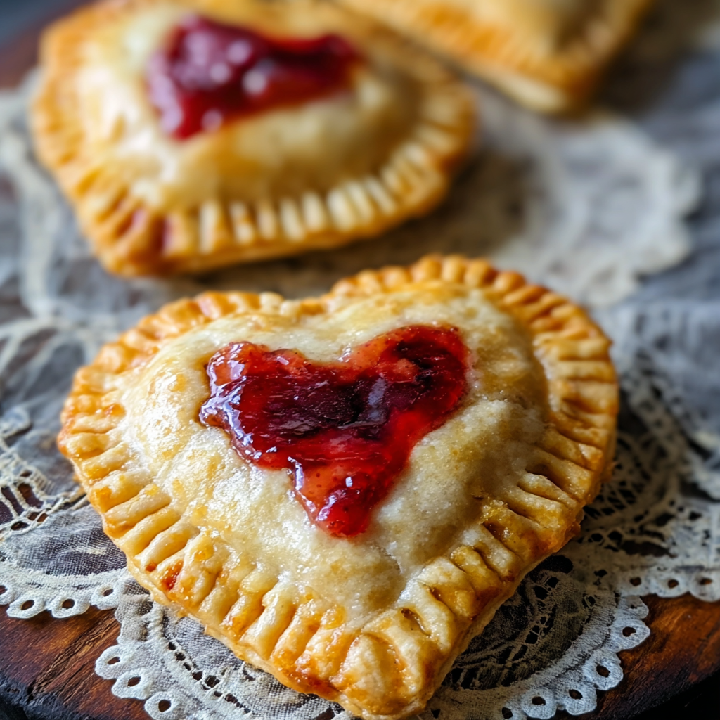 Vampire Kiss Strawberry Hand Pies