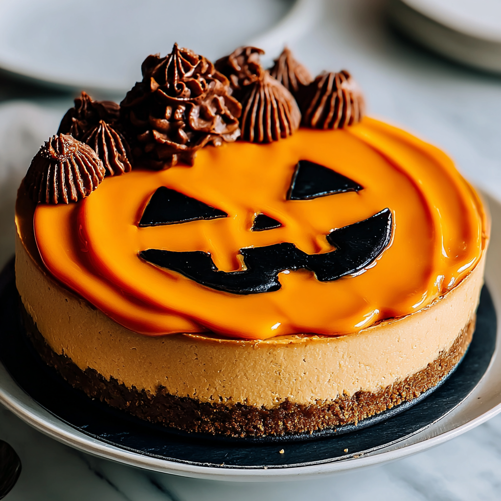 Jack-O’-Lantern Cheesecake