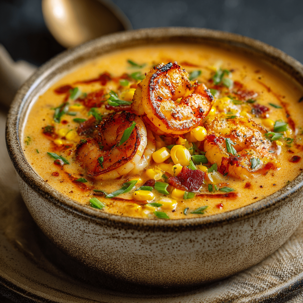New Orleans Shrimp and Corn Bisque