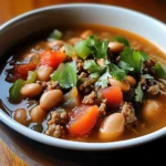 Pinto Beans Green Chile And Beef Soup