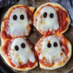 Spooktacular Mini Ghost Pizzas That Are Eerily Easy to Make