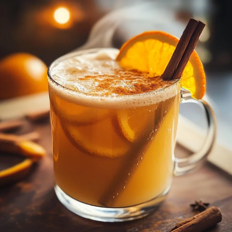 Warm Cinnamon Orange Delight Mocktail Recipe