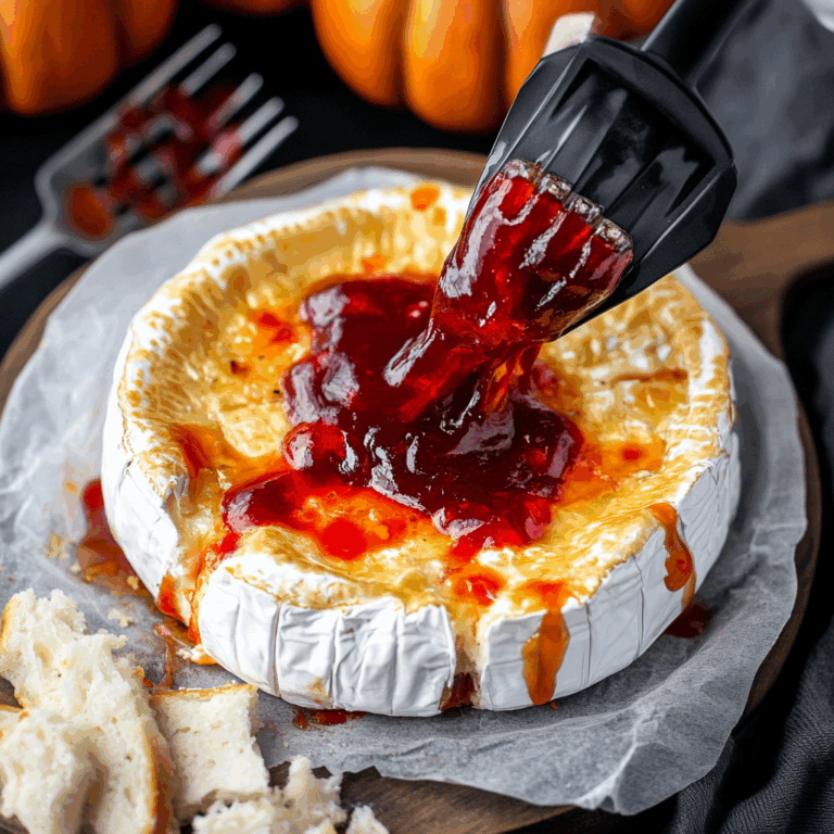 Halloween Bloody Baked Brie